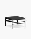 Anton bench in sleek black design, perfect for modern homes and pairs well with the Anton coffee table series.
