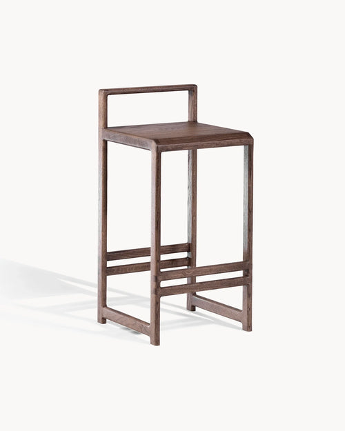 Tabouret de bar Ebba - Chêne foncé