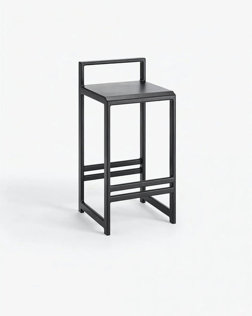 Tabouret de bar Ebba - Chêne noir