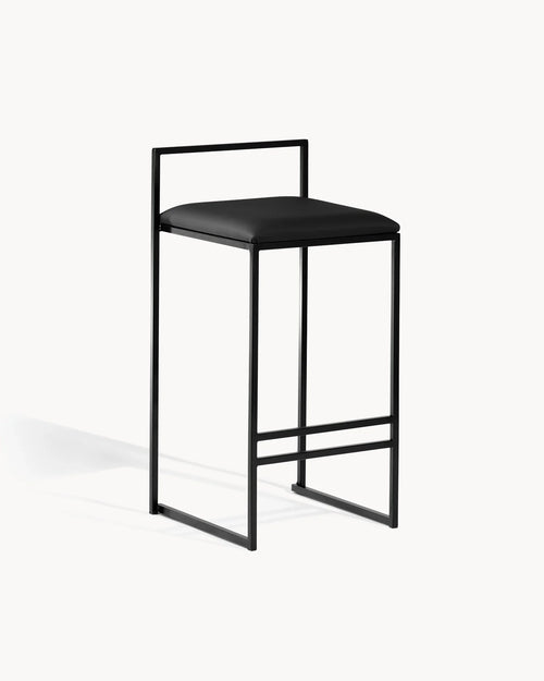 Tabouret de bar Freja - Cadre noir