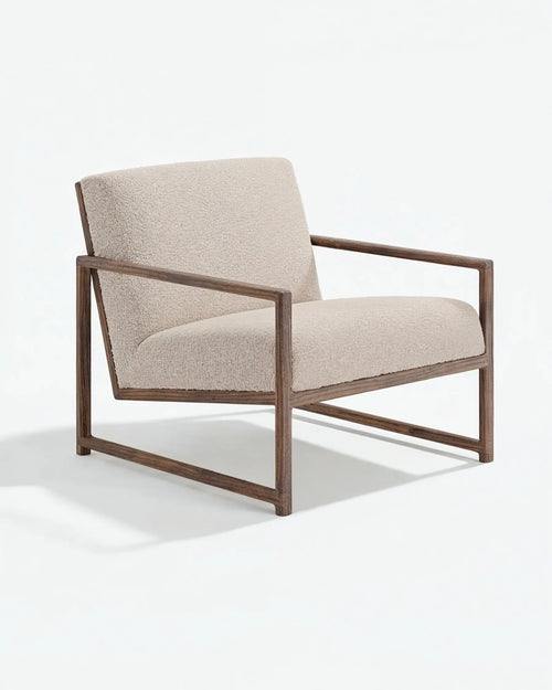 Kent Wood - Chêne foncé - Greige bouclé