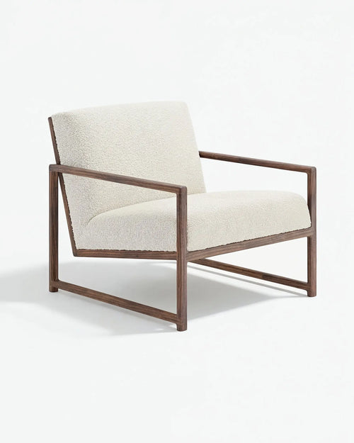 Kent Wood - Chêne foncé - Bouclé Ivory