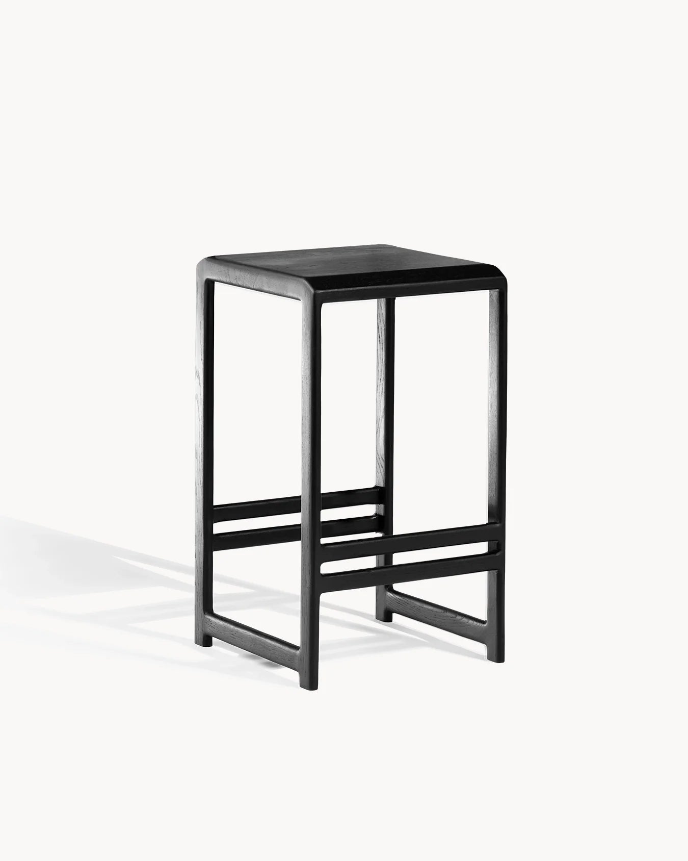 Tabouret de bar Eva - Chêne noir