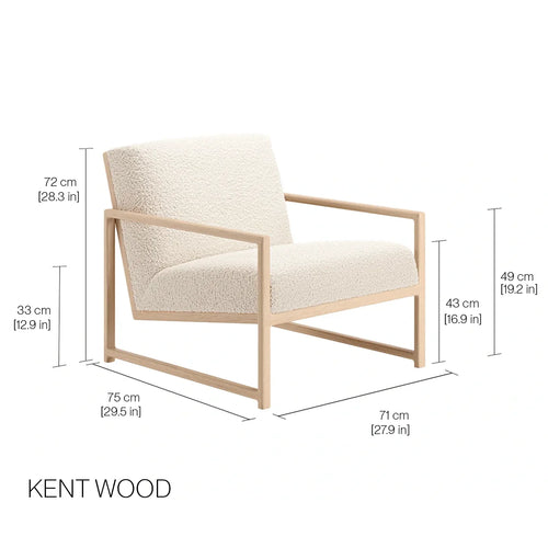 Kent Wood - Chêne noir - Cuir Jade black