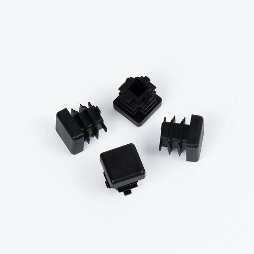 Durable black plastic feet protect floors and add style, perfect for everyday living and elegant aesthetic.